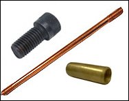 Threaded Copper Bonded Earth Rods 